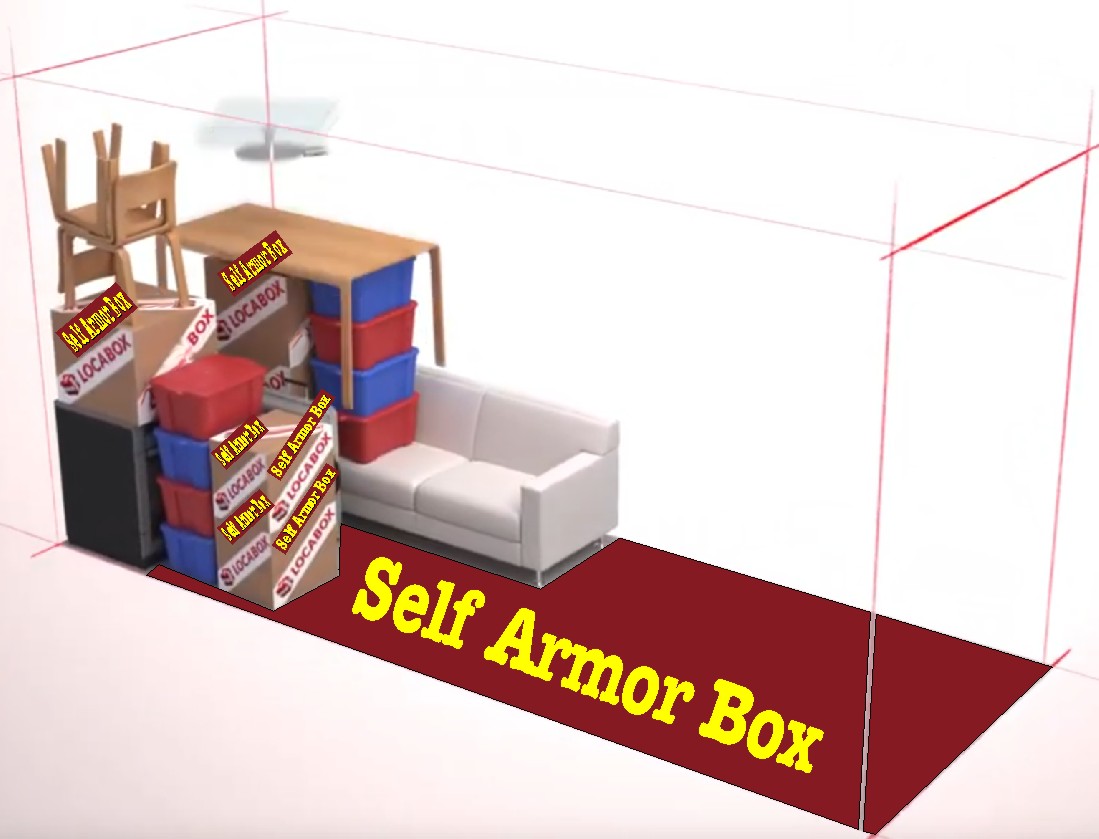 Grand Carton Déménagement (Blanc) – Self Armor Box déménagement